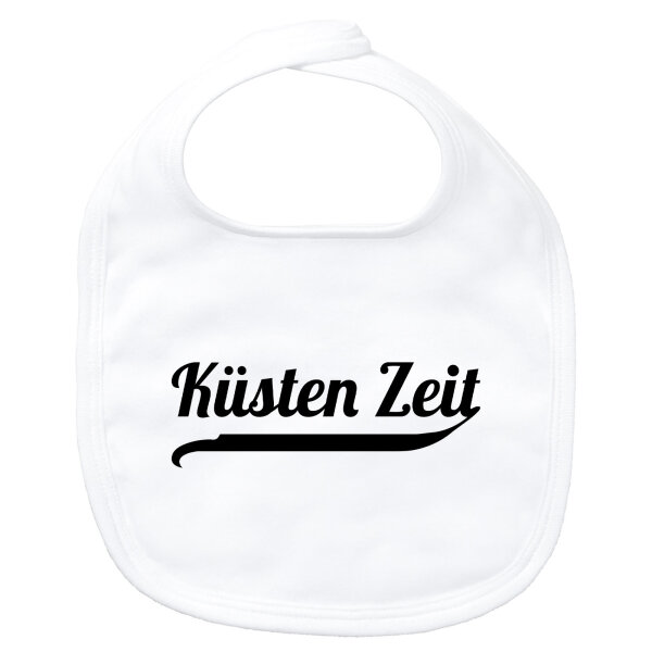 Baby Lätzchen Küsten Zeit Schriftzug