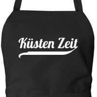 Schürze Küsten Zeit Schriftzug