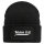 Beanie Küsten Zeit Schriftzug Black Mütze