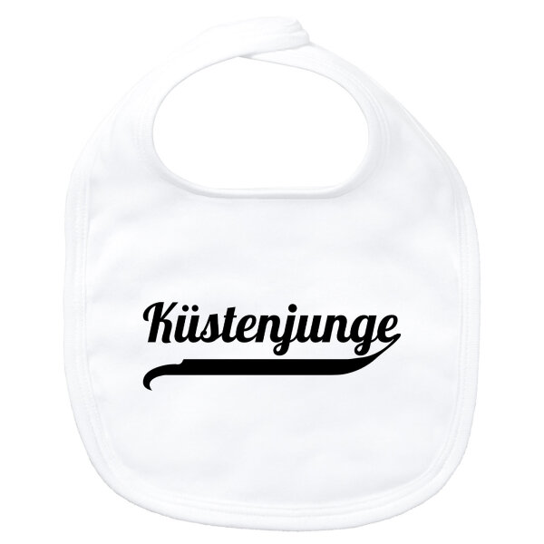 Baby Lätzchen Küstenjunge Schriftzug