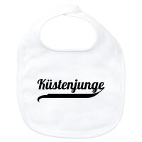 Baby Lätzchen Küstenjunge Schriftzug