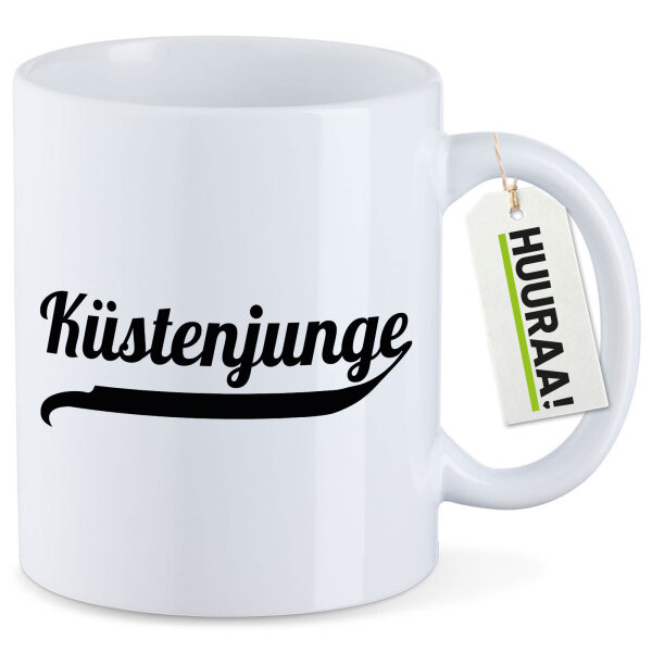 Kaffeetasse Küstenjunge Schriftzug 330ml