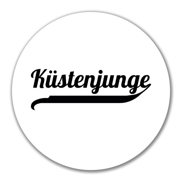 Aufkleber Küstenjunge Schriftzug 10cm Sticker