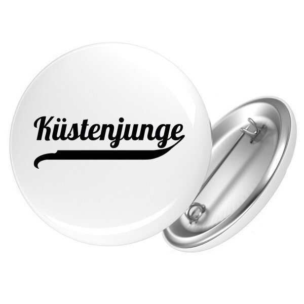 Button Küstenjunge Schriftzug