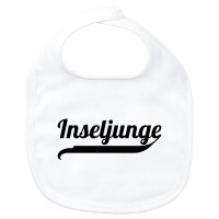 Baby Lätzchen Inseljunge Schriftzug