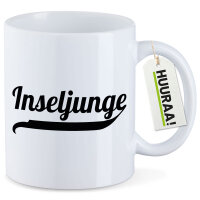 Kaffeetasse Inseljunge Schriftzug 330ml