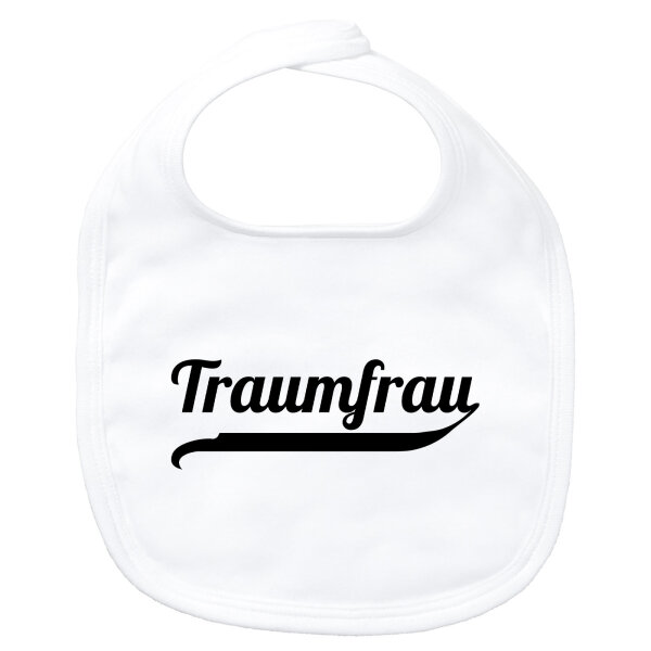 Baby Lätzchen Traumfrau Schriftzug