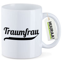 Kaffeetasse Traumfrau Schriftzug 330ml