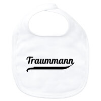 Baby Lätzchen Traummann Schriftzug