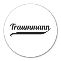 Aufkleber Traummann Schriftzug 10cm Sticker
