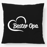 Kissen Bester Opa Herz 40x40cm