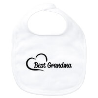 Baby L&auml;tzchen Best Grandma Heart Klettverschluss