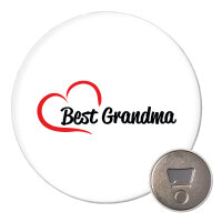 Magnet Best Grandma Heart 59mm Kühlschrankmagnet...