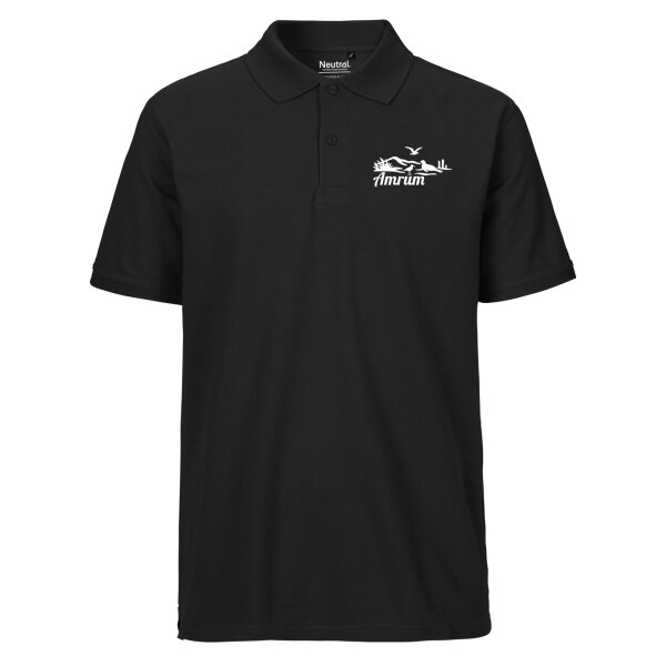 Herren Polo Shirt Amrum Strandmotiv Größe S-3XL
