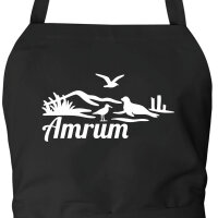 Schürze Amrum Strandmotiv