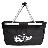 Einkaufskorb faltbar Baltrum Strandmotiv 20 Liter...