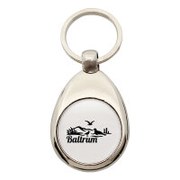 Schlüsselanhänger Baltrum Strandmotiv