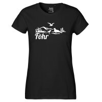 Damen T-Shirt Föhr Strandmotiv Größe XS-XXL