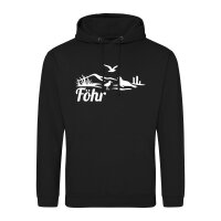 Unisex Hoodie Föhr Strandmotiv Größe S-3XL