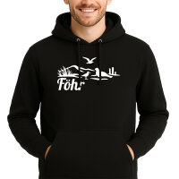 Unisex Hoodie Föhr Strandmotiv Größe S-3XL