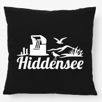 Kissen Hiddensee Strandmotiv 40x40cm