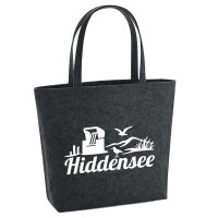 Filzshopper Hiddensee Strandmotiv 22 Liter Filztasche