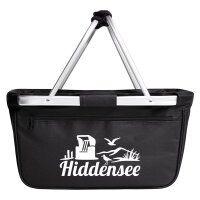 Einkaufskorb faltbar Hiddensee Strandmotiv 20 Liter...