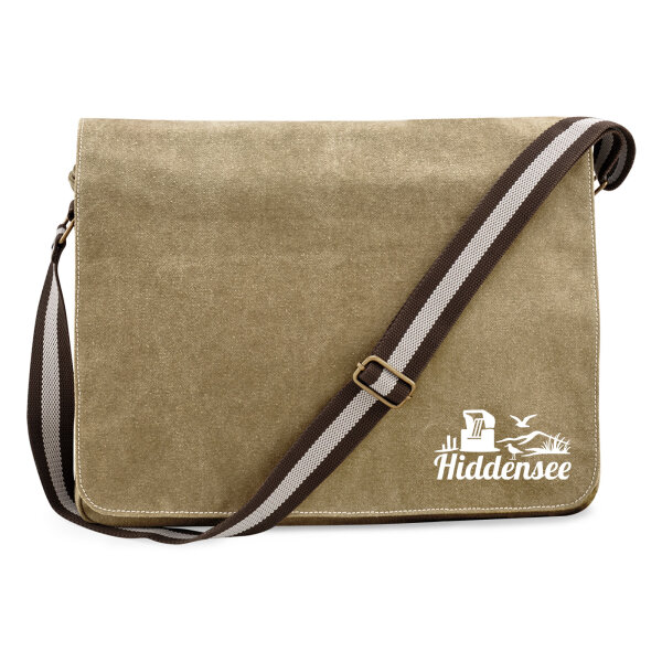 Umhängetasche Hiddensee Strandmotiv 14 Liter