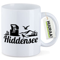 Kaffeetasse Hiddensee Strandmotiv 330ml