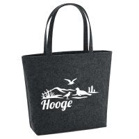 Filzshopper Hooge Strandmotiv 22 Liter Filztasche