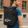 Kurierrucksack Hooge Strandmotiv 30-44 Liter Black Melange