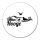 Aufkleber Hooge Strandmotiv 10cm Sticker