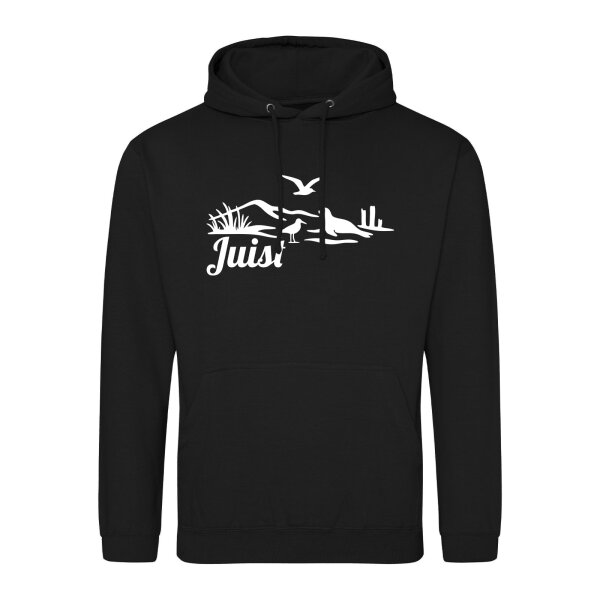 Unisex Hoodie Juist Strandmotiv Größe S-3XL