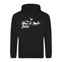 Unisex Hoodie Juist Strandmotiv Größe S-3XL