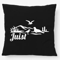 Kissen Juist Strandmotiv 40x40cm