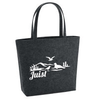 Filzshopper Juist Strandmotiv 22 Liter Filztasche