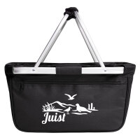 Einkaufskorb faltbar Juist Strandmotiv 20 Liter Tragekorb...