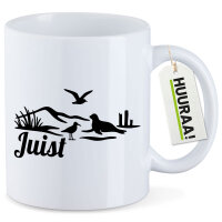 Kaffeetasse Juist Strandmotiv 330ml