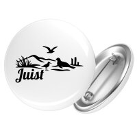 Button Juist Strandmotiv