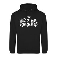 Unisex Hoodie Langeneß Strandmotiv Größe...