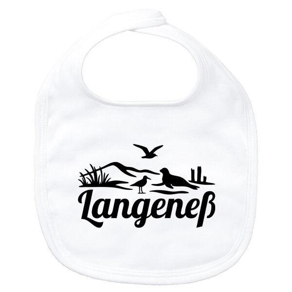 Baby Lätzchen Langeneß Strandmotiv