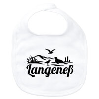 Baby Lätzchen Langeneß Strandmotiv