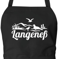 Schürze Langeneß Strandmotiv