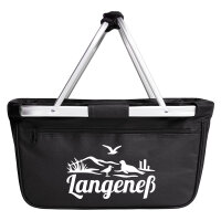 Einkaufskorb faltbar Langeneß Strandmotiv 20 Liter...