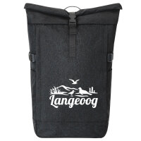 Kurierrucksack Langeoog Strandmotiv 30-44 Liter Black...