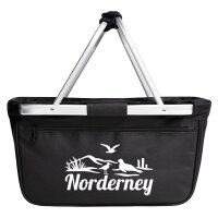 Einkaufskorb faltbar Norderney Strandmotiv 20 Liter...