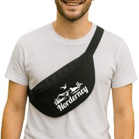 Bauchtasche Norderney Strandmotiv 2,5 Liter Black