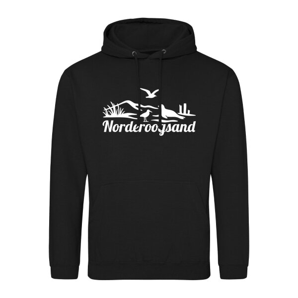 Unisex Hoodie Norderoogsand Strandmotiv Größe S-3XL