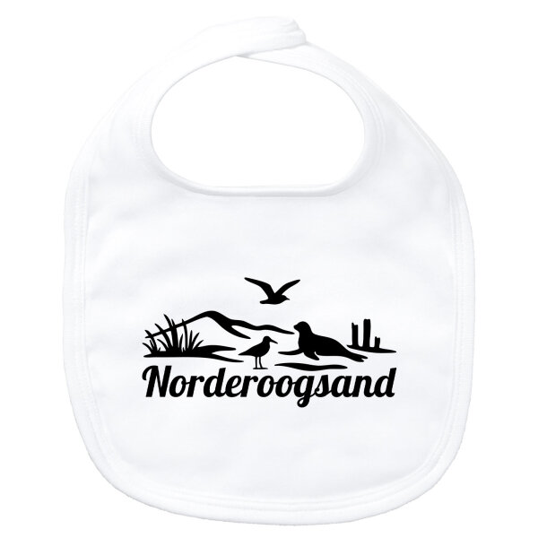 Baby Lätzchen Norderoogsand Strandmotiv