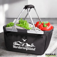 Einkaufskorb faltbar Norderoogsand Strandmotiv 20 Liter...